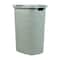 Mind Reader 60L Hamper Laundry Basket with Cutout Handles, Mint